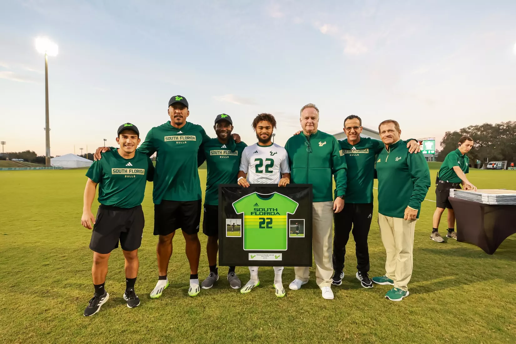 South Florida Bulls during a Men’s Soccer match against the Florida Atlantic University on November 01, 2023. (Stephen Galvin/South Florida Athletics)