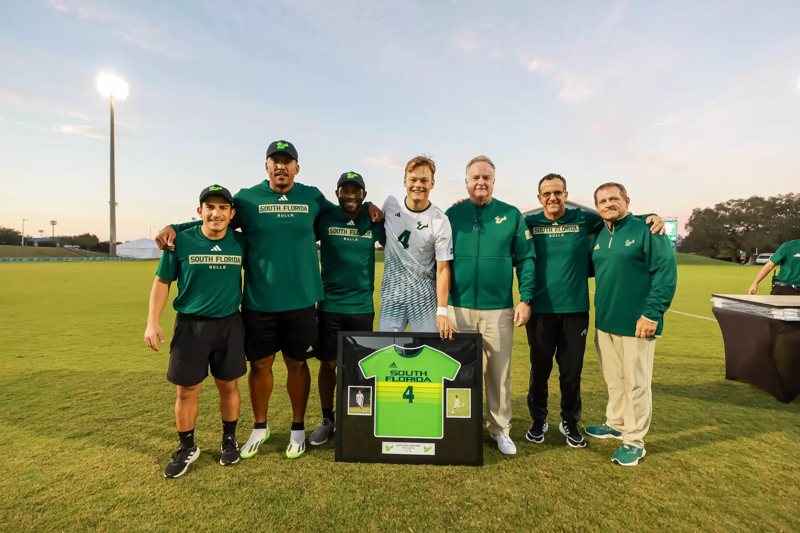 South Florida Bulls during a Men’s Soccer match against the Florida Atlantic University on November 01, 2023. (Stephen Galvin/South Florida Athletics)
