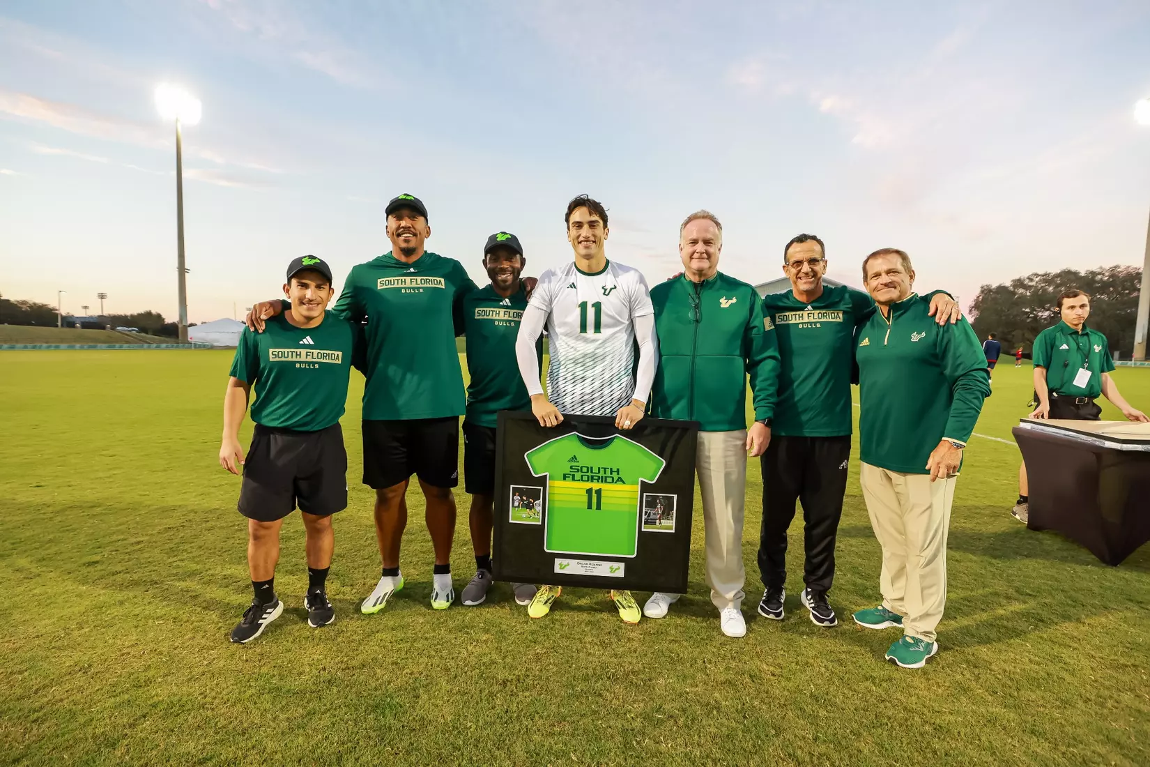 South Florida Bulls during a Men’s Soccer match against the Florida Atlantic University on November 01, 2023. (Stephen Galvin/South Florida Athletics)