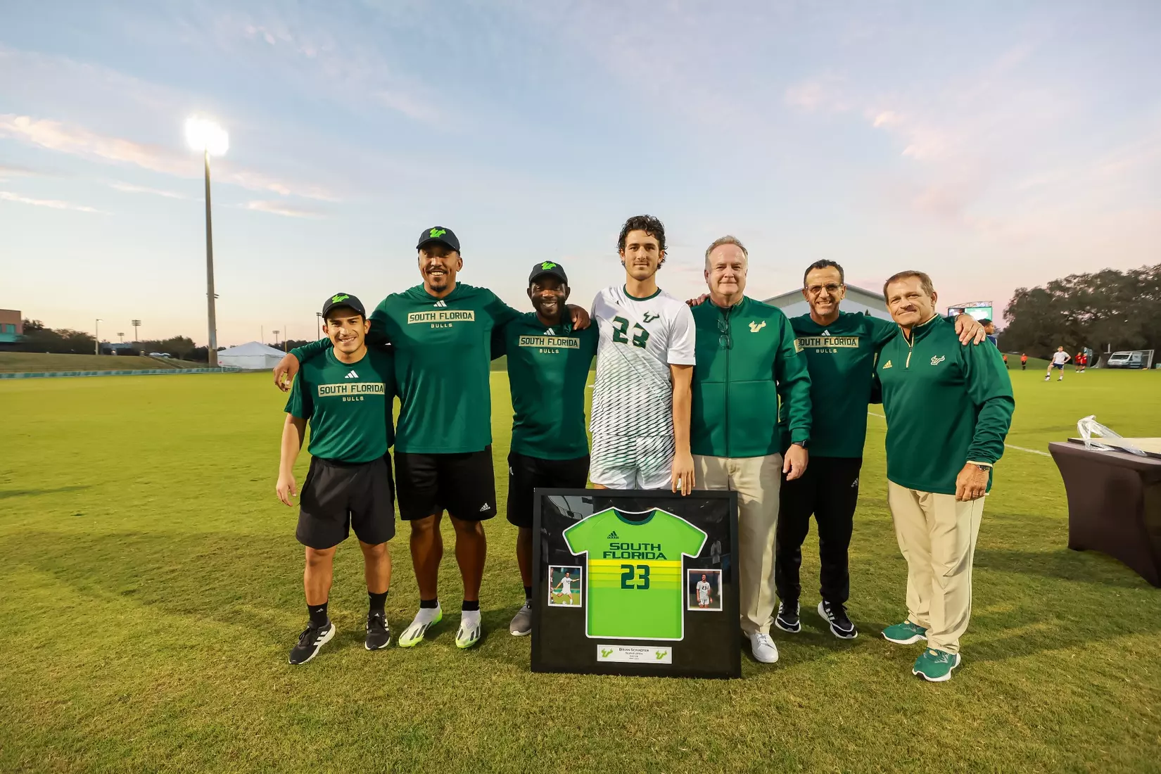 South Florida Bulls during a Men’s Soccer match against the Florida Atlantic University on November 01, 2023. (Stephen Galvin/South Florida Athletics)