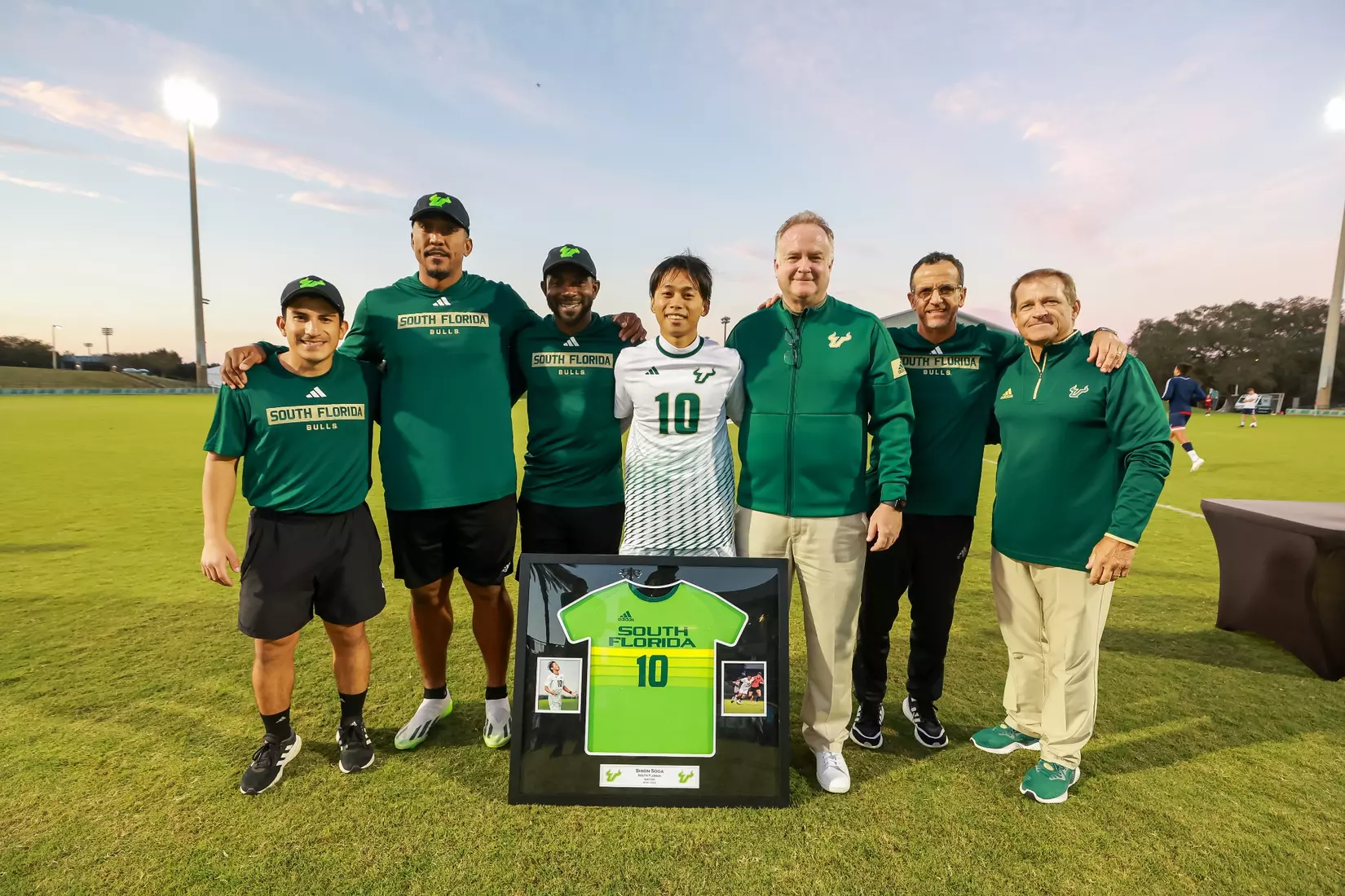 South Florida Bulls during a Men’s Soccer match against the Florida Atlantic University on November 01, 2023. (Stephen Galvin/South Florida Athletics)