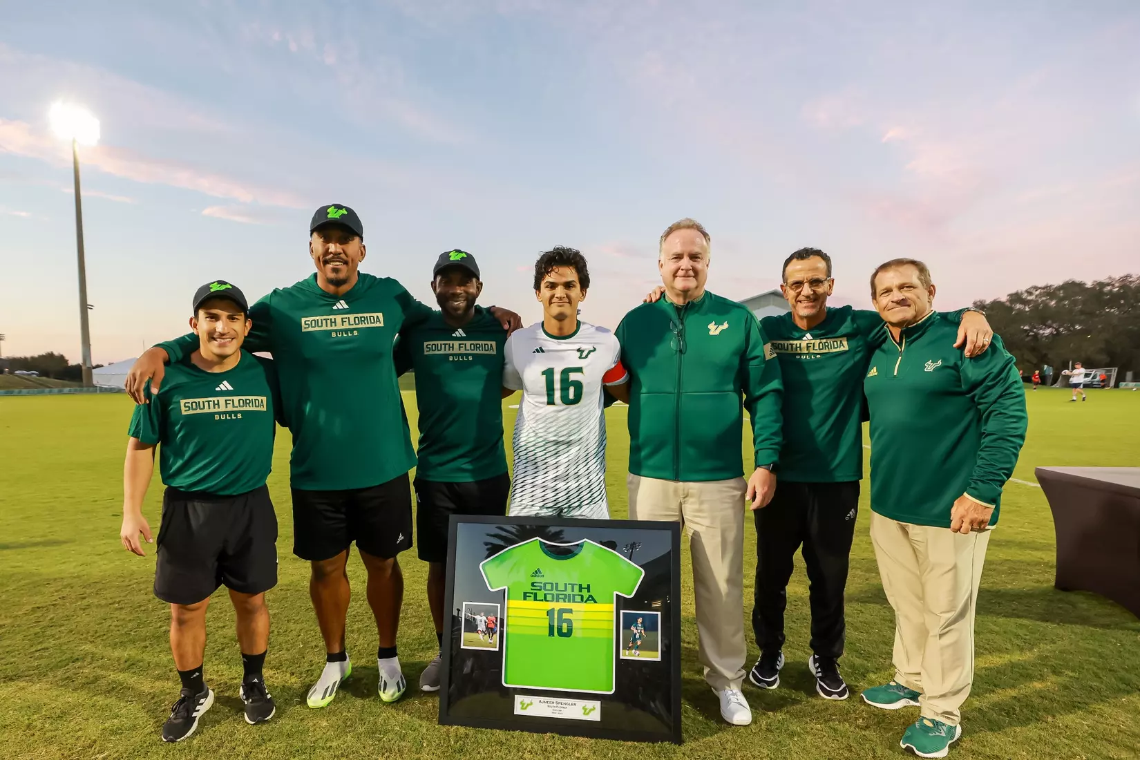 South Florida Bulls during a Men’s Soccer match against the Florida Atlantic University on November 01, 2023. (Stephen Galvin/South Florida Athletics)