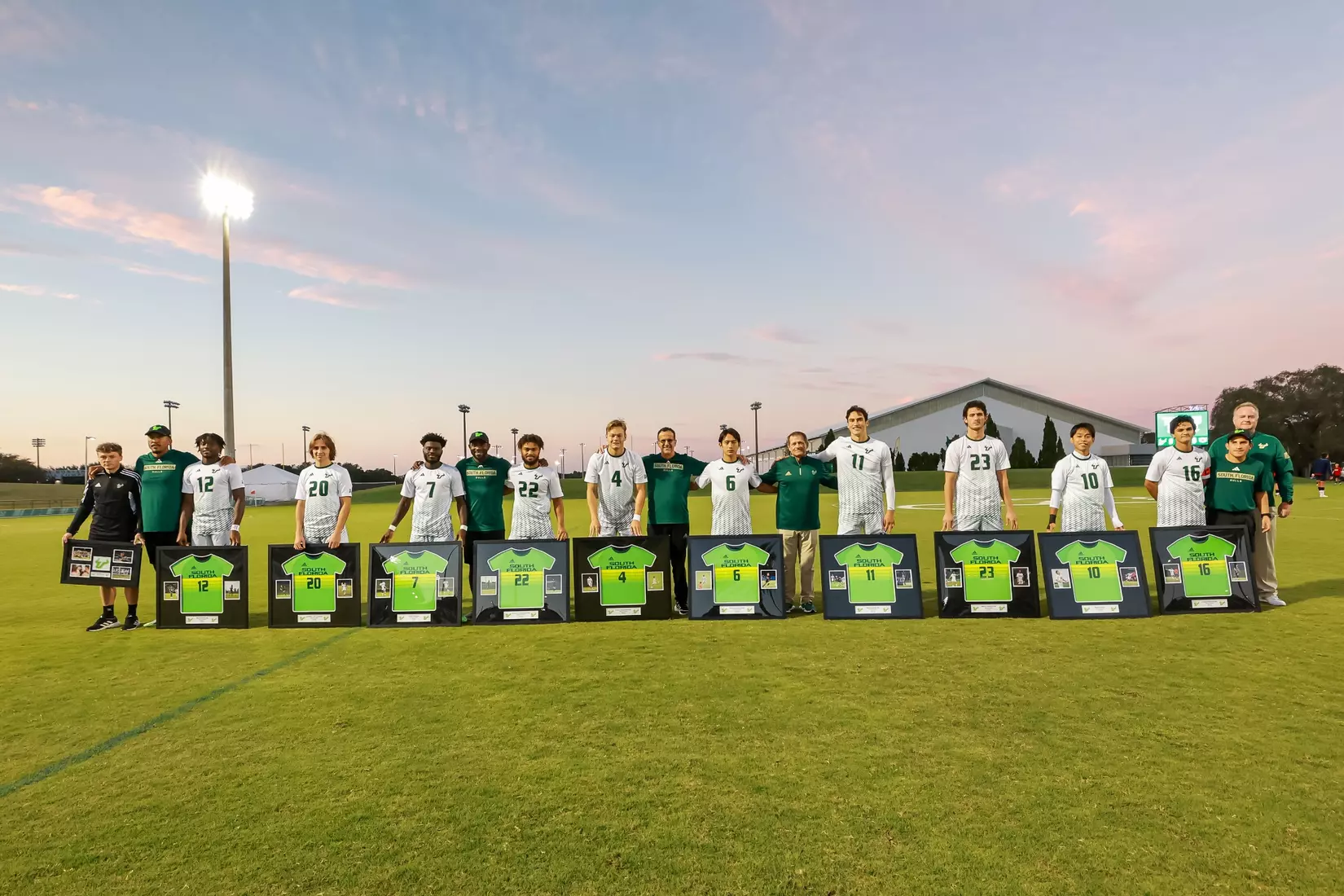 South Florida Bulls during a Men’s Soccer match against the Florida Atlantic University on November 01, 2023. (Stephen Galvin/South Florida Athletics)