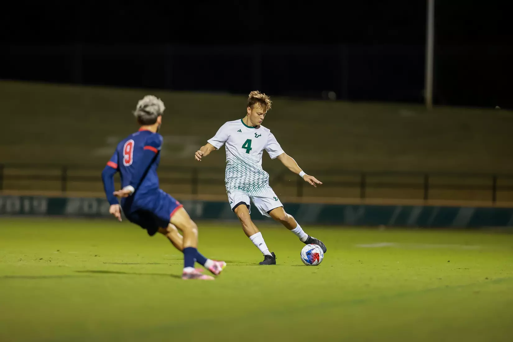 South Florida Bulls during a Men’s Soccer match against the Florida Atlantic University on November 01, 2023. (Stephen Galvin/South Florida Athletics)