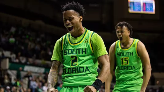 Tyler Harris celebrating vs UCF 2023