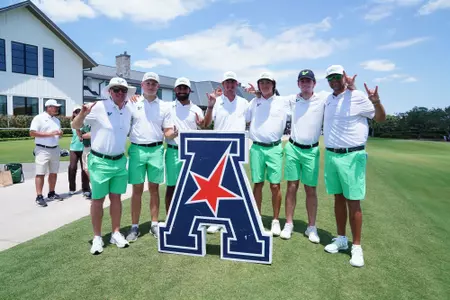 Men's Golf AAC Championship team photo