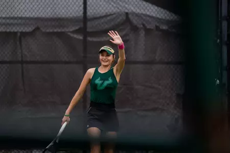 South Florida Women's Tennis Defeats Houston