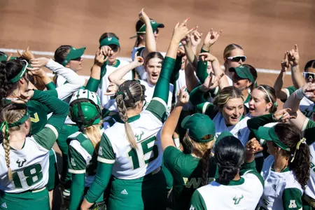 South Florida Bulls during a women's softball game against the St. Francis University Red Flash on March 12, 2023. (Mary Holt/South Florida Athletics)
