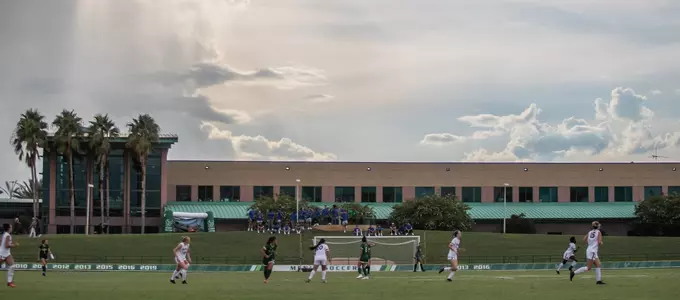 South Florida Bulls during a women's soccer match against the American University Eagles on August 25, 2022. (Mary Holt/South Florida Athletics)