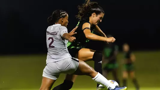 South Florida Bulls during a women's soccer match against the Alabama A&M University Bulldogs on August 24, 2023. (Chris Henry/South Florida Athletics)