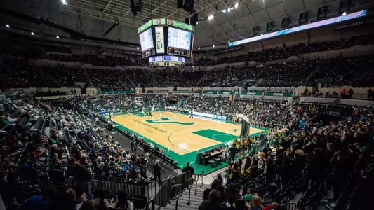 South Florida Bulls during a women's basketball game against the Charleston Southern University Buccaneers on November 30, 2023. (Joeyannie Etienne/South Florida Basketball)