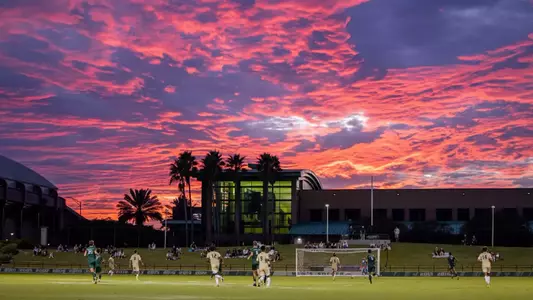 Corbett Stadium sunset