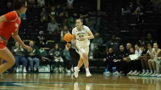 South Florida Women's Basketball game vs UTRGV on November 17, 2024.
(Carl Schmid / University of South Florida Athletics)