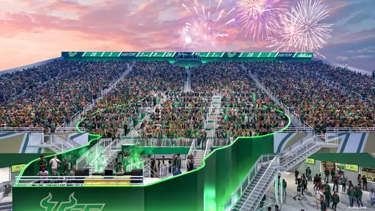 Student Section Night Rendering