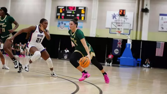 during the South Florida Women's Basketball match vs TCU on November 30, 2024.