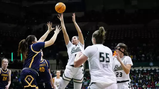 South Florida Women's Basketball game vs Merrimack on December 5, 2024.