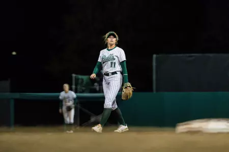 South Florida Bulls during a softball game against the Purdue University Boilermakers on February 16, 2024. (Stephen Galvin/South Florida Softball)