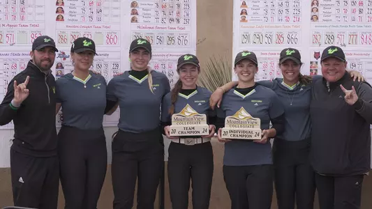 2024 Mountain View Collegiate WGolf win