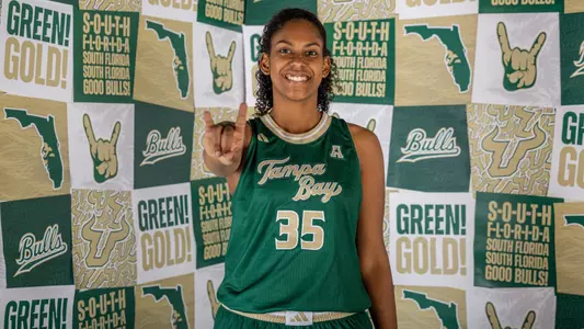 Women's Basketball Recruit on February 12, 2024. (Stephen Galvin/South Florida Athletics)