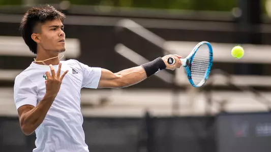 4/18/24 1:55:07‚ÄØPM -- First day coverage of the American Athletic Conference Men’s Tennis Championship.
Photo by Shane Bevel