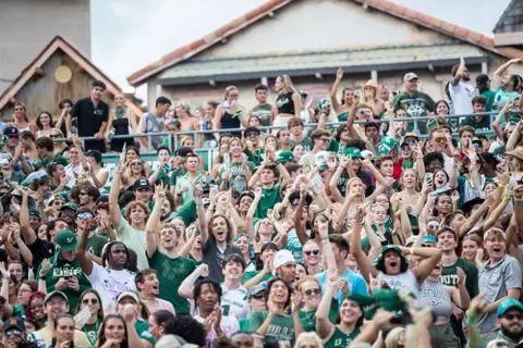 South Florida Bulls during a football game against the University of Alabama Crimson Tide on September 16, 2023. (Aschley Joseph/South Florida Athletics)