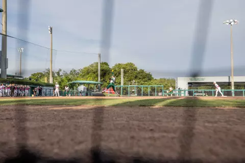 South Florida Bulls during a softball game against the Florida Atlantic University Owls on April 27, 2024. (Stephen Galvin/South Florida Softball)