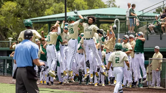 South Florida Bulls during a baseball game against the Florida Atlantic University Owls on April 28, 2024. (Stephen Galvin/South Florida Softball)