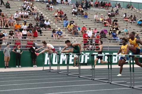 South Florida Bulls during the USF Alumni Invitational Track and Field Meet on March 16, 2024. (Chris Henry/South Florida Track and Field)