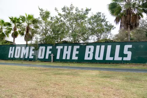 South Florida Bulls during the Alumni Invitational on March 16, 2024. (Chris Henry/South Florida Track and Field)