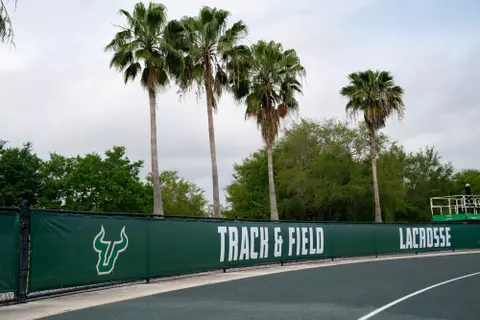 South Florida Bulls during the Alumni Invitational on March 16, 2024. (Chris Henry/South Florida Track and Field)