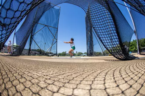 South Florida Bulls during the South Florida Invitational Track and Field Meet on April 6, 2024. (Chris Henry/South Florida Track and Field)