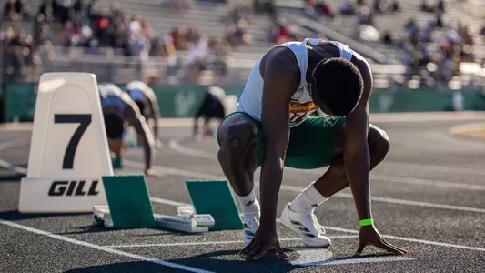 South Florida Bulls during the South Florida Invitational Track and Field Meet on April 5, 2024. (Chris Henry/South Florida Track and Field)
