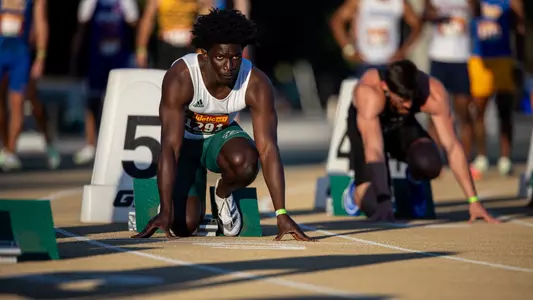 South Florida Bulls during the South Florida Invitational Track and Field Meet on April 5, 2024. (Chris Henry/South Florida Track and Field)