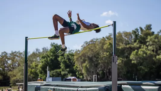 South Florida Bulls during the South Florida Invitational Track and Field Meet on April 5, 2024. (Stephen Galvin/South Florida Track and Field)