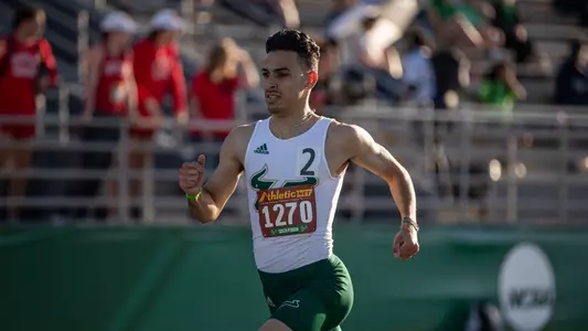 South Florida Bulls during the South Florida Invitational Track and Field Meet on April 5, 2024. (Mary Holt/South Florida Track and Field)
