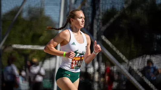 South Florida Bulls during the South Florida Invitational Track and Field Meet on April 6, 2024. (Stephen Galvin/South Florida Track and Field)