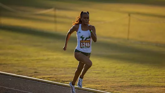 South Florida Bulls during the South Florida Invitational Track and Field Meet on April 6, 2024. (Stephen Galvin/South Florida Track and Field)