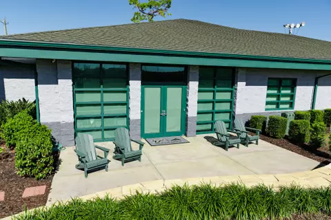 The USF Golf Center photographed on November 26, 2024.
(Carl Schmid / University of South Florida Athletics)