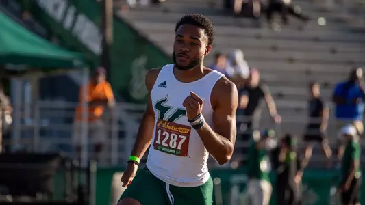 South Florida Bulls during the South Florida Invitational Track and Field Meet on April 5, 2024. (Mary Holt/South Florida Track and Field)