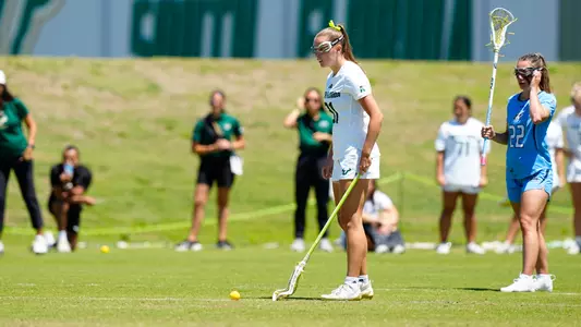 Kali Cleary during a South Florida Lacrosse game on April 12, 2025.