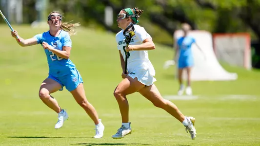 Claire Natoli during a South Florida Lacrosse game on April 12, 2025.