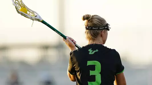 Elle Trzaskawka during a South Florida Lacrosse game on August 26, 2025.