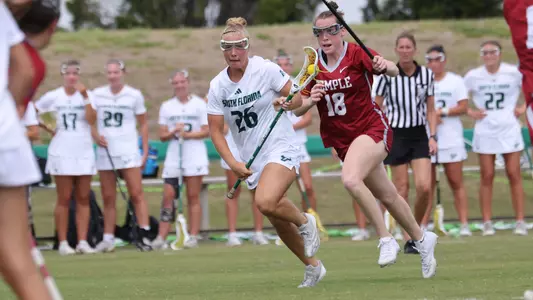 Morgan Perry during a South Florida Lacrosse game on March 15, 2025.