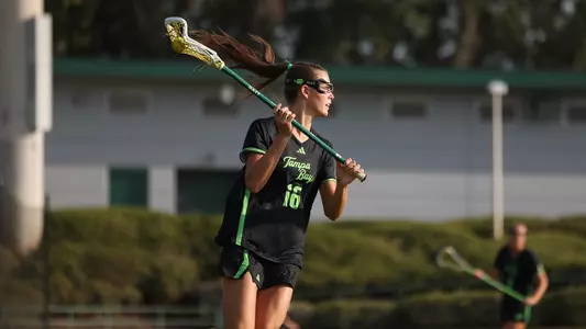 Ava Uphues during a South Florida Lacrosse game on April 23, 2025.