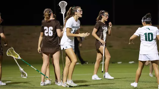 Ava Uphues during a South Florida Lacrosse game on February 14, 2025.