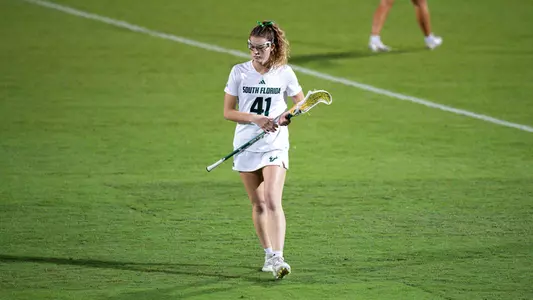 Lindsey King during a South Florida Lacrosse game on February 12, 2025.