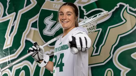 Natalie Eastwood during a South Florida Lacrosse game on September 18, 2024.