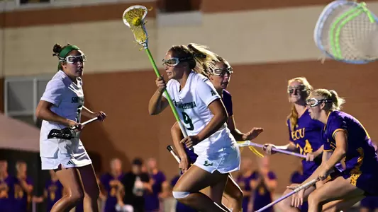 Lucy Hankins during a South Florida Lacrosse game on May 1, 2025.