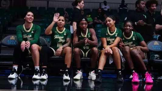 WBB Starting five against Minnesota at Baha Mar Hoops