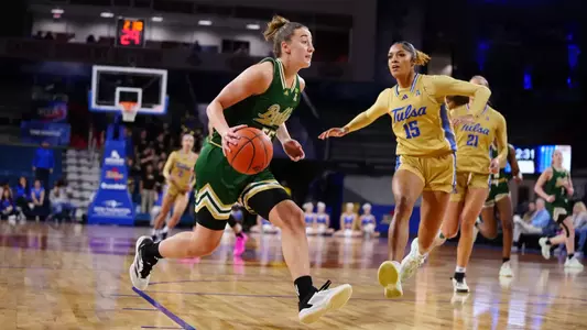 during 2025 South Florida Women's Basketball game vs Tulsa on February 26, 2025.
(Chris Henry / University of South Florida Athletics)